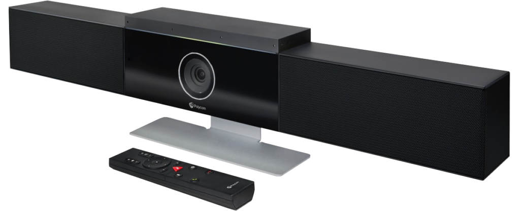 poly studio con control remoto